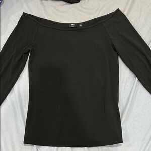 Aritzia Black Fitted Bodysuit
